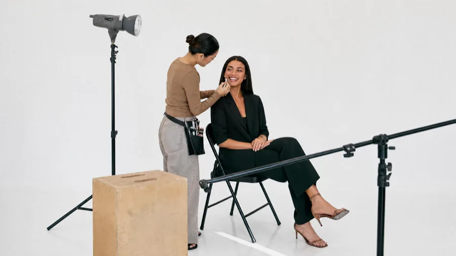 Behind-the-scenes fashion studio references