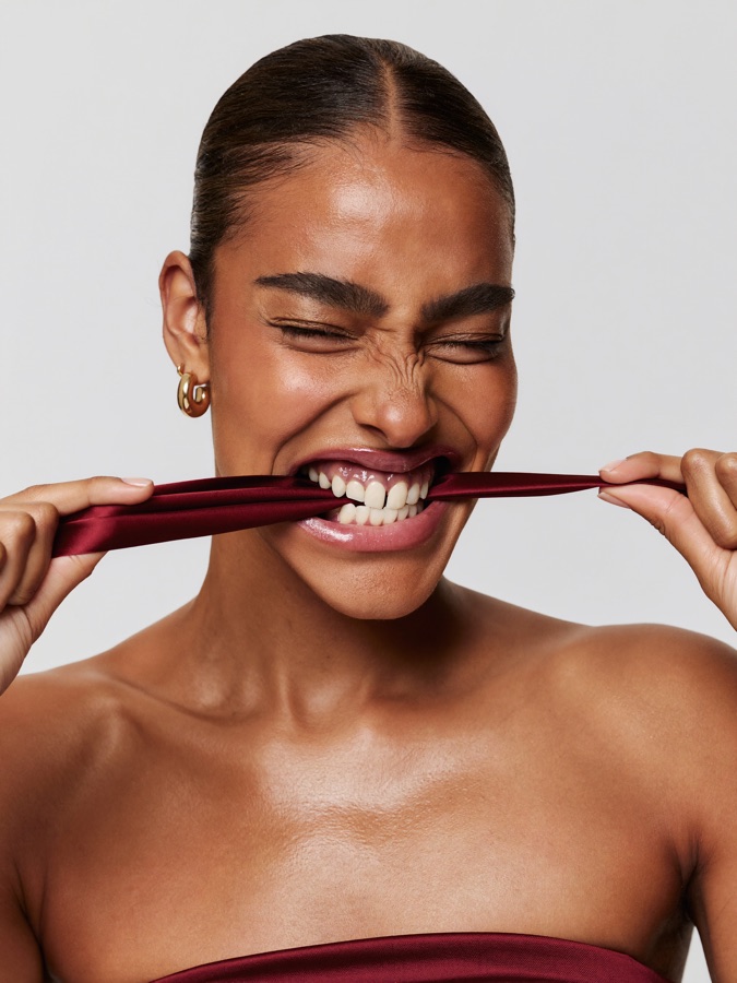 Lifestyle on-model photo from a product garment
